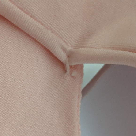 Bardot Off The Shoulder Pink Top Button Accents Princess Seam - Picture 8 of 9